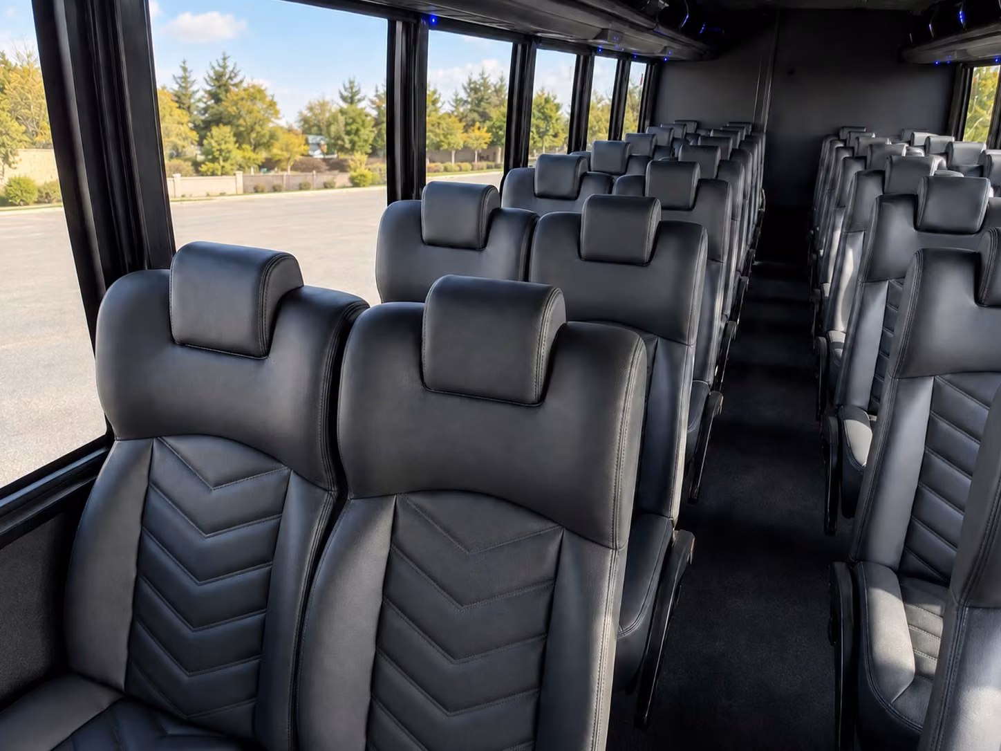 15 passenger minibus inside