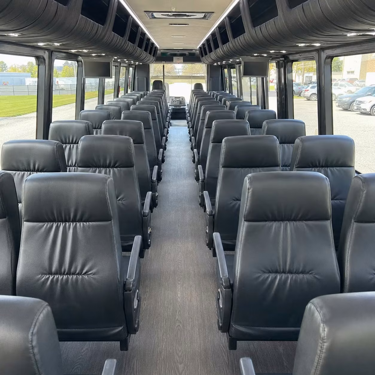 28 passenger minibus interior