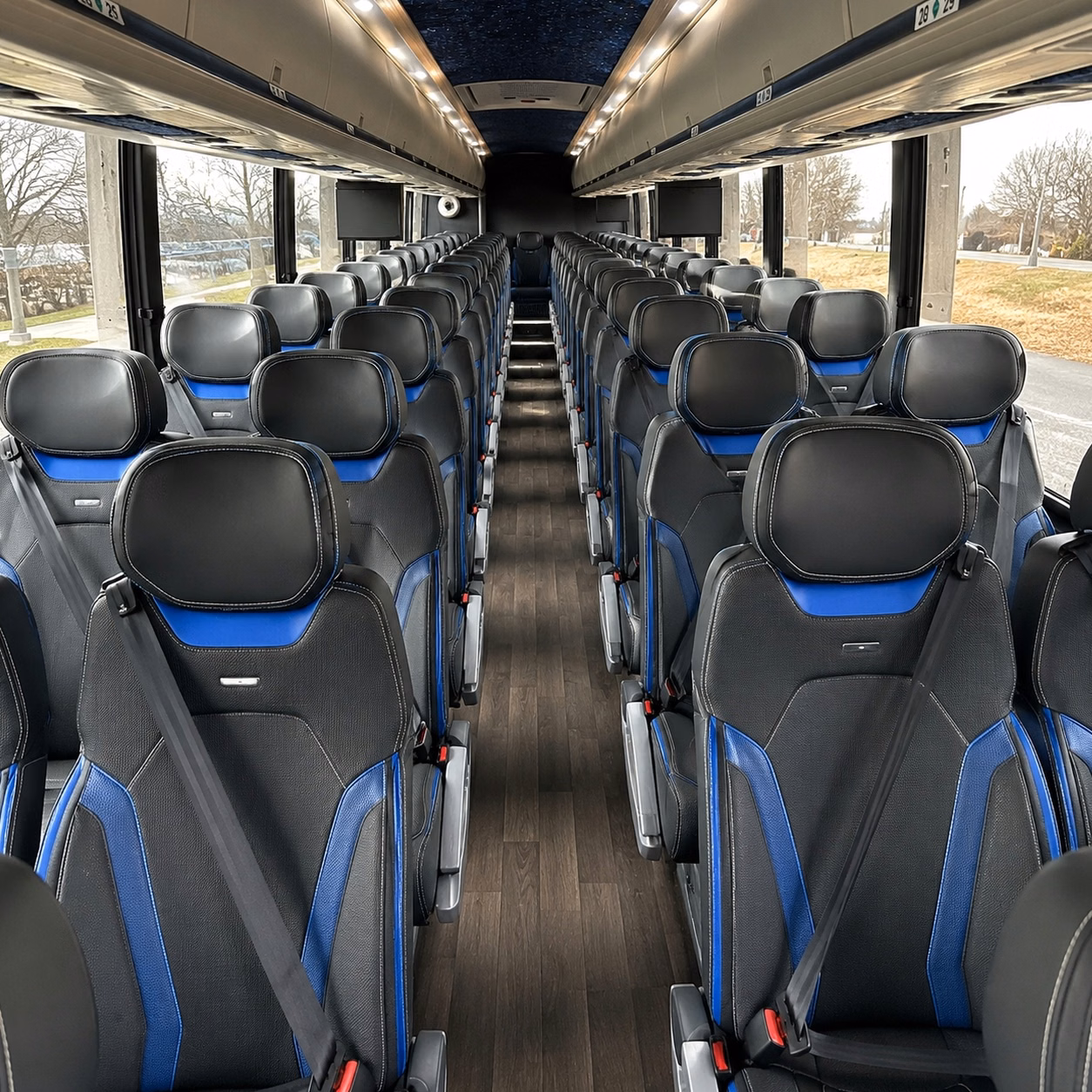 peoria 56 passenger charter bus rental