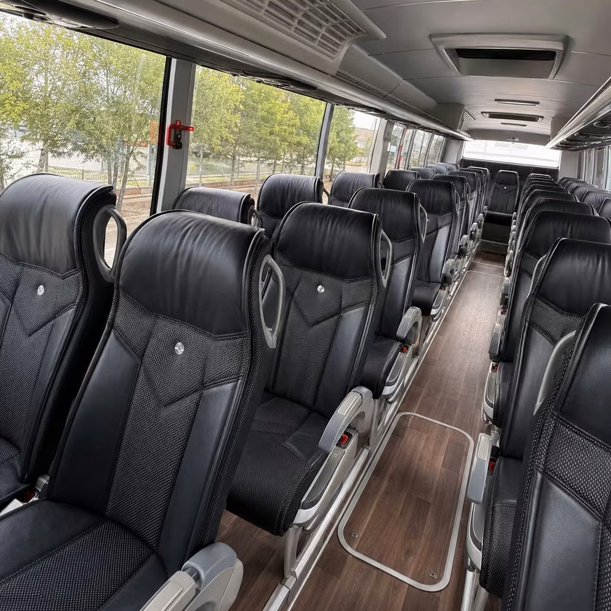 peoria charter bus interior