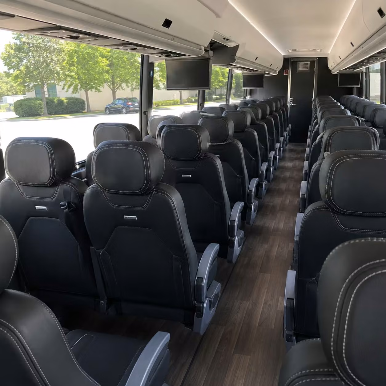 peoria charter bus rental inside