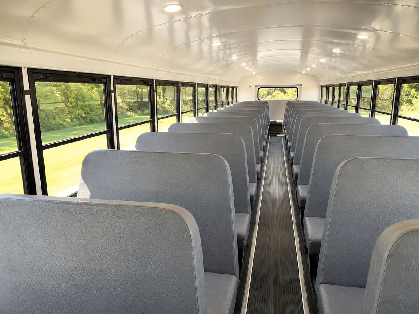 school bus interior